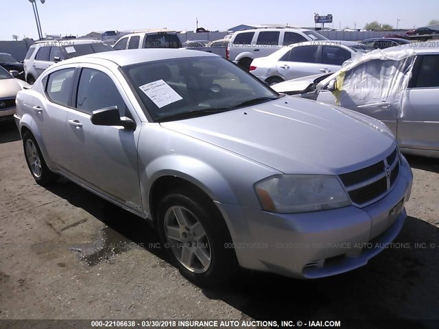 1B3LC46B29N500568 - 2009 DODGE AVENGER SE/SXT SILVER photo 1