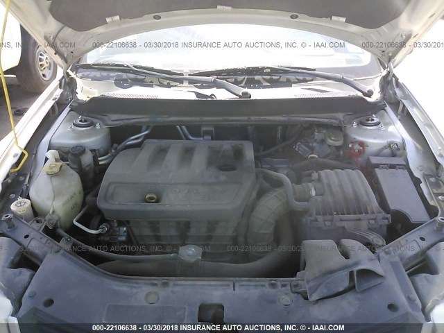 1B3LC46B29N500568 - 2009 DODGE AVENGER SE/SXT SILVER photo 10