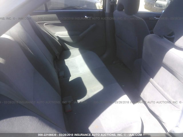 JHMES96695S024081 - 2005 HONDA CIVIC HYBRID SILVER photo 8