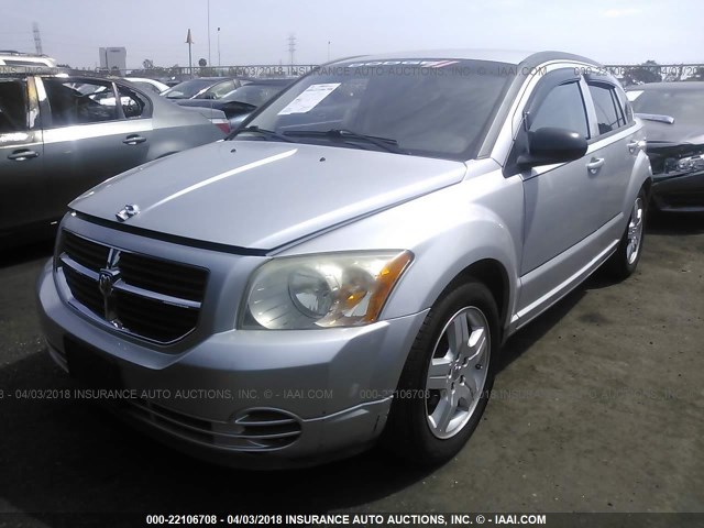 1B3HB48A29D191526 - 2009 DODGE CALIBER SXT SILVER photo 2