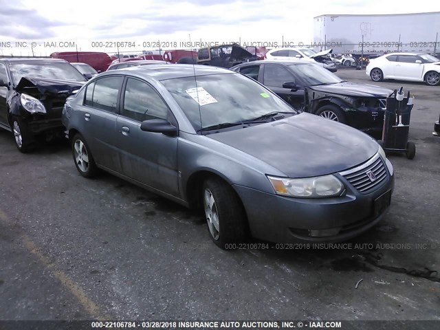 1G8AK55B66Z191167 - 2006 SATURN ION LEVEL 3 GRAY photo 1