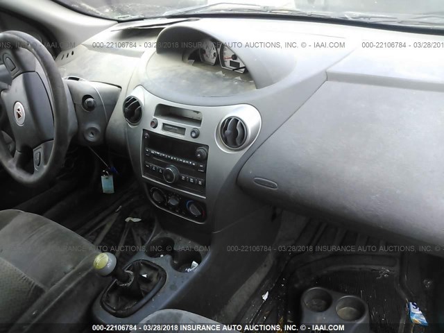 1G8AK55B66Z191167 - 2006 SATURN ION LEVEL 3 GRAY photo 5