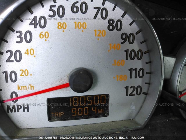 1G8AK55B66Z191167 - 2006 SATURN ION LEVEL 3 GRAY photo 7