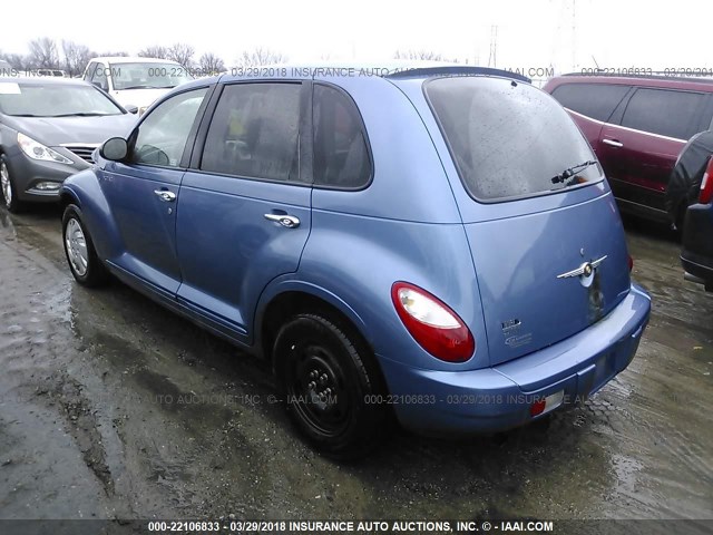 3A4FY58B16T224342 - 2006 CHRYSLER PT CRUISER TOURING BLUE photo 3