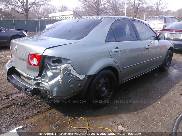 1YVFP80C045N47996 - 2004 MAZDA 6 I GREEN photo 4