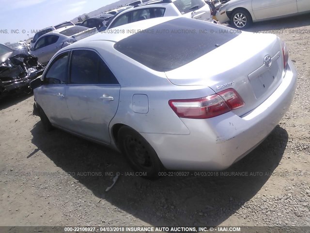 4T1BE46K87U164797 - 2007 TOYOTA CAMRY NEW GENERAT CE/LE/XLE/SE SILVER photo 3
