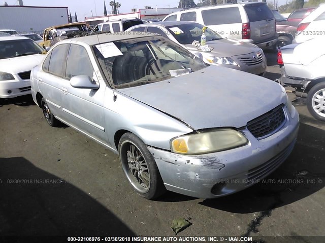 3N1CB51D82L603387 - 2002 NISSAN SENTRA XE/GXE SILVER photo 1