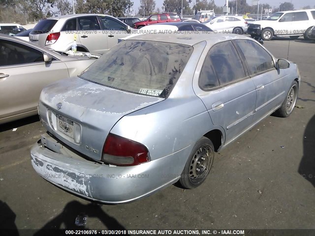 3N1CB51D82L603387 - 2002 NISSAN SENTRA XE/GXE SILVER photo 4