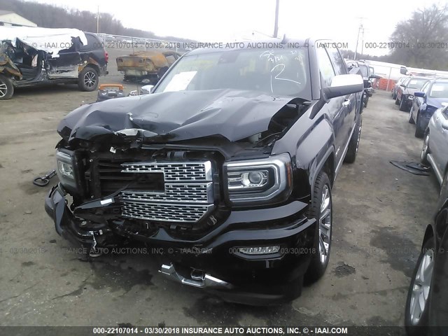 3GTU2PEJ1HG202021 - 2017 GMC SIERRA K1500 DENALI BLACK photo 2