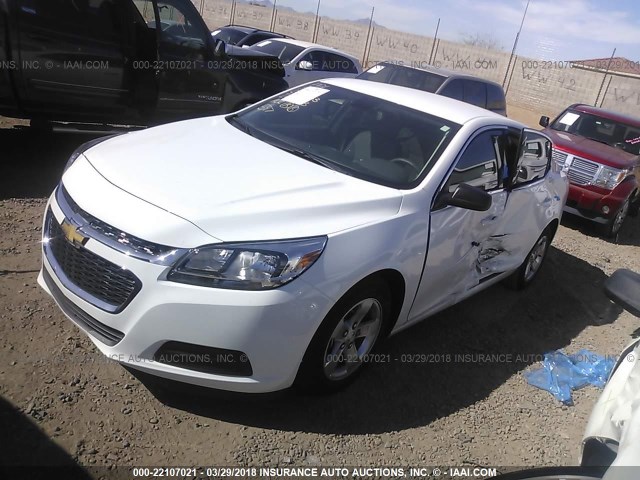 1G11B5SL0FF311574 - 2015 CHEVROLET MALIBU LS 白色 照片 2