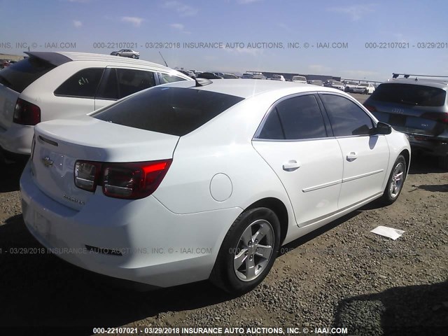 1G11B5SL0FF311574 - 2015 CHEVROLET MALIBU LS 白色 照片 4