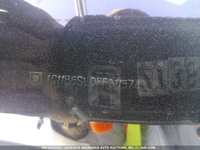 1G11B5SL0FF311574 - 2015 CHEVROLET MALIBU LS 白色 照片 9