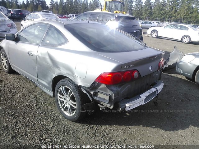 JH4DC54875S008564 - 2005 ACURA RSX TAN photo 6