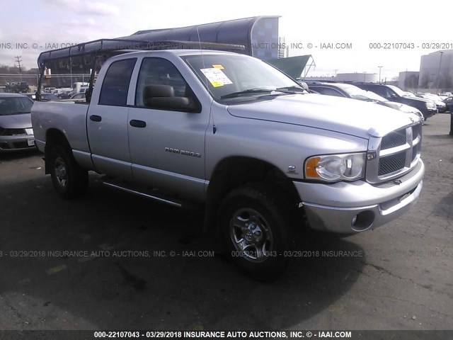 3D7KU28C43G805805 - 2003 DODGE RAM 2500 ST/SLT SILVER photo 1