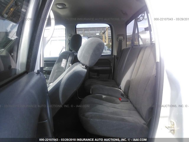 3D7KU28C43G805805 - 2003 DODGE RAM 2500 ST/SLT 银色 照片 8