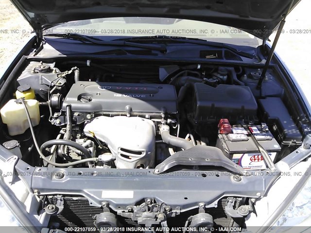 4T1BE32K02U571960 - 2002 TOYOTA CAMRY LE/XLE/SE 浅蓝色 照片 10