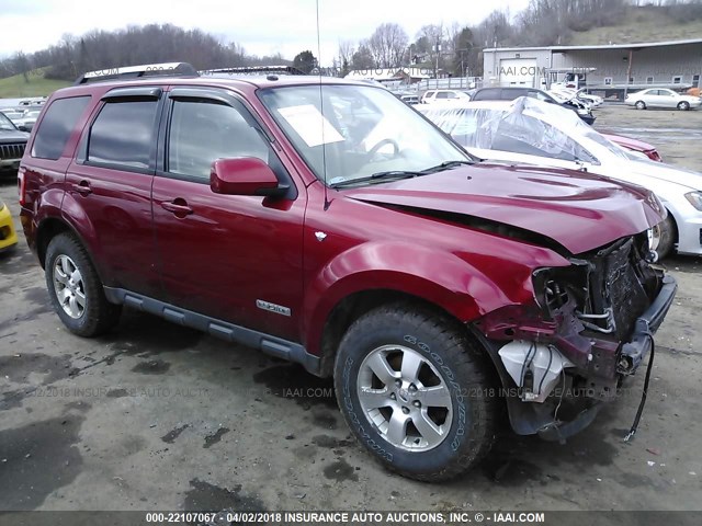 1FMCU94198KA62906 - 2008 FORD ESCAPE LIMITED RED photo 1