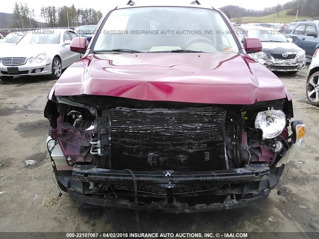 1FMCU94198KA62906 - 2008 FORD ESCAPE LIMITED RED photo 6