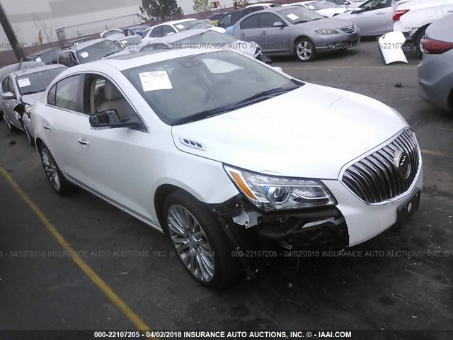 1G4GF5G33GF100266 - 2016 BUICK LACROSSE PREMIUM WHITE photo 1