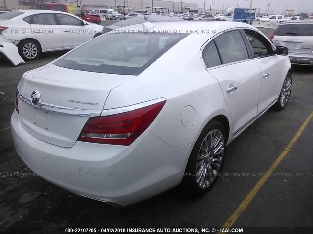 1G4GF5G33GF100266 - 2016 BUICK LACROSSE PREMIUM WHITE photo 4