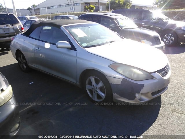 4T1FA38P16U104083 - 2006 TOYOTA CAMRY SOLARA SE/SLE SILVER photo 1