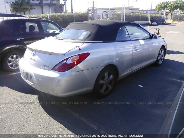 4T1FA38P16U104083 - 2006 TOYOTA CAMRY SOLARA SE/SLE SILVER photo 4