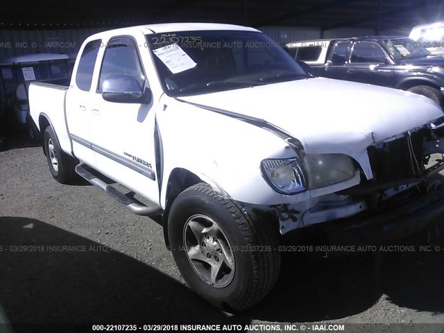 5TBRT34193S371784 - 2003 TOYOTA TUNDRA ACCESS CAB SR5 WHITE photo 1