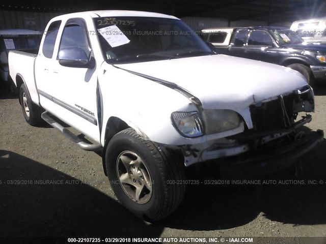 5TBRT34193S371784 - 2003 TOYOTA TUNDRA ACCESS CAB SR5 WHITE photo 6