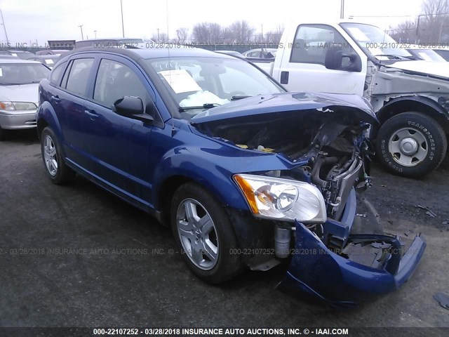 1B3HB48A69D133242 - 2009 DODGE CALIBER SXT BLUE photo 1