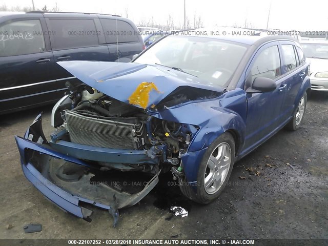 1B3HB48A69D133242 - 2009 DODGE CALIBER SXT BLUE photo 6