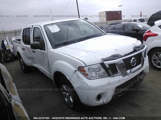 1N6AD0ER0CC415285 - 2012 NISSAN FRONTIER S/SV/SL/PRO-4X WHITE photo 1