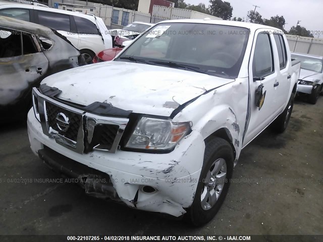 1N6AD0ER0CC415285 - 2012 NISSAN FRONTIER S/SV/SL/PRO-4X WHITE photo 2