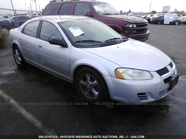 1B3EL46X26N175257 - 2006 DODGE STRATUS SXT SILVER photo 1