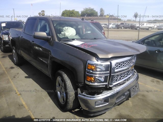 3GCPCREC7EG491599 - 2014 CHEVROLET SILVERADO C1500 LT BROWN photo 1