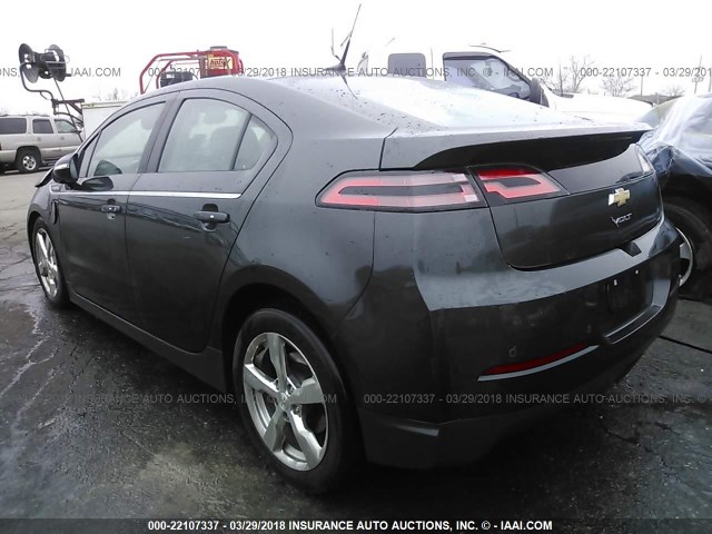 1G1RA6E47EU167774 - 2014 CHEVROLET VOLT BLACK photo 3