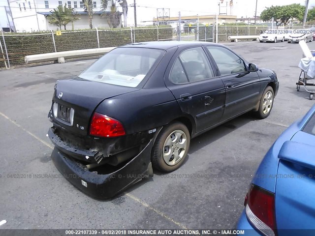 3N1CB51D85L546922 - 2005 NISSAN SENTRA 1.8/1.8S BLACK photo 4