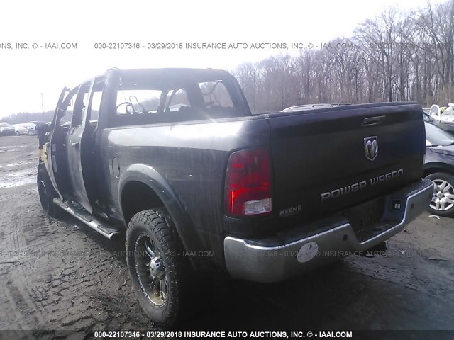 3C6TD5ET5CG126427 - 2012 DODGE RAM 2500 POWERWAGON BLACK photo 3