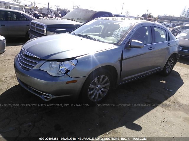 1C3CC5FB4AN123271 - 2010 CHRYSLER SEBRING LIMITED GRAY photo 2