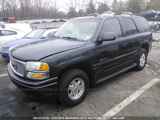 1GKEK63U93J256190 - 2003 GMC YUKON DENALI BLACK photo 2