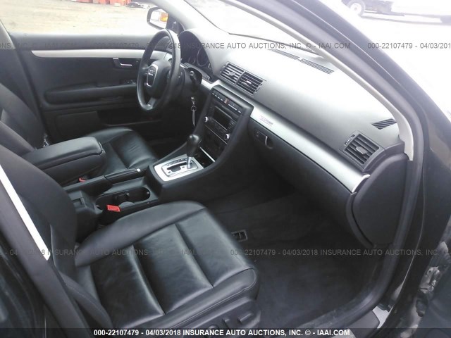 WAUEH78E07A107333 - 2007 AUDI A4 S-LINE 3.2 QUATTRO BLACK photo 5