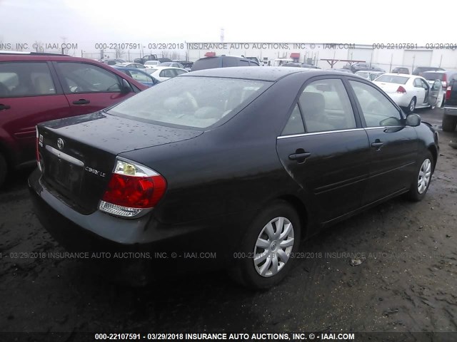 4T1BE32K86U700663 - 2006 TOYOTA CAMRY LE/XLE/SE BLACK photo 4