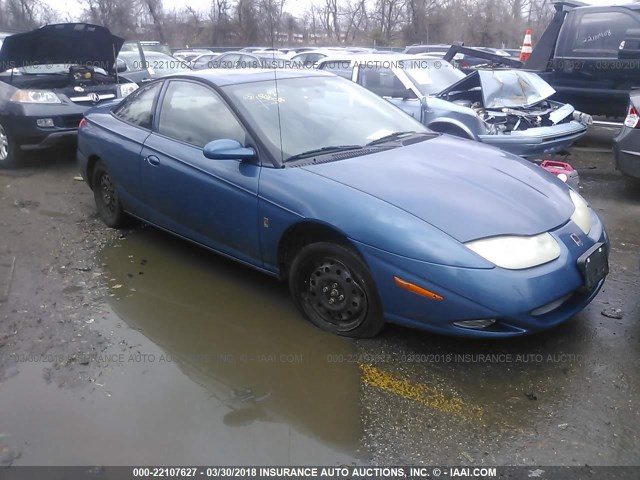 1G8ZY12732Z192068 - 2002 SATURN SC2 BLUE photo 1