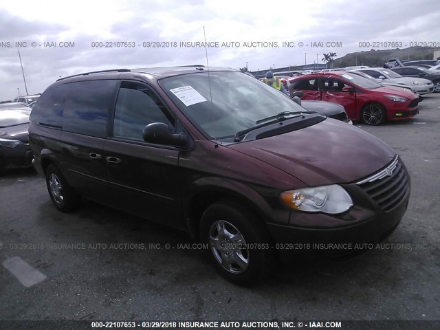 2A4GP44R97R243178 - 2007 CHRYSLER TOWN & COUNTRY LX MAROON photo 1