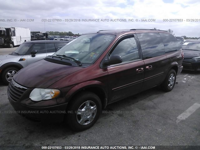 2A4GP44R97R243178 - 2007 CHRYSLER TOWN & COUNTRY LX MAROON photo 2