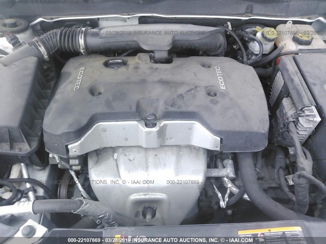 1G11C5SL0FU111383 - 2015 CHEVROLET MALIBU 1LT 白色 照片 10