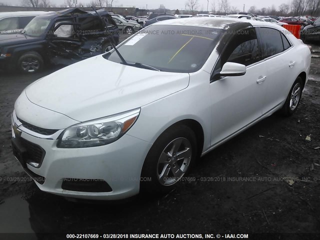 1G11C5SL0FU111383 - 2015 CHEVROLET MALIBU 1LT 白色 照片 2