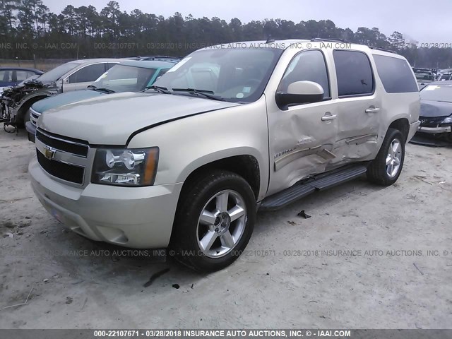 1GNSKJE3XBR235099 - 2011 CHEVROLET SUBURBAN K1500 LT BEIGE photo 2