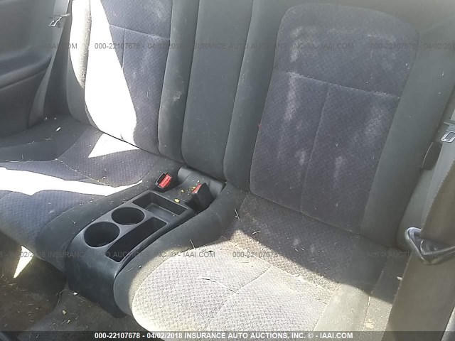 1G8ZH1275WZ150846 - 1998 SATURN SC2 GRAY photo 8