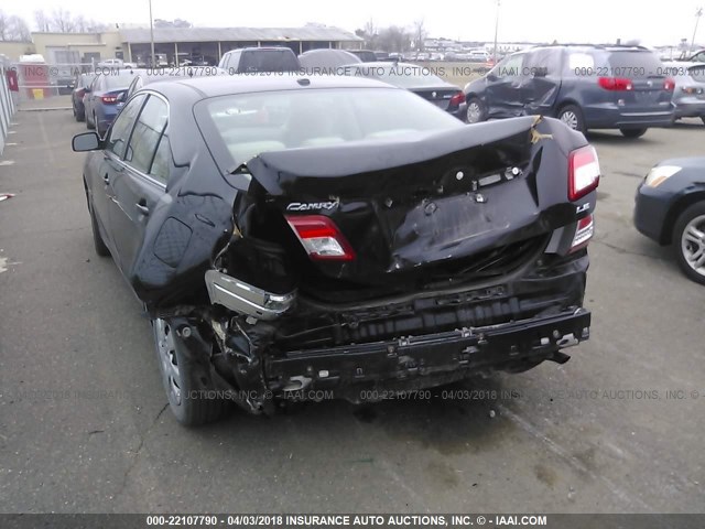4T1BF3EK0BU132752 - 2011 TOYOTA CAMRY SE/LE/XLE BLACK photo 6