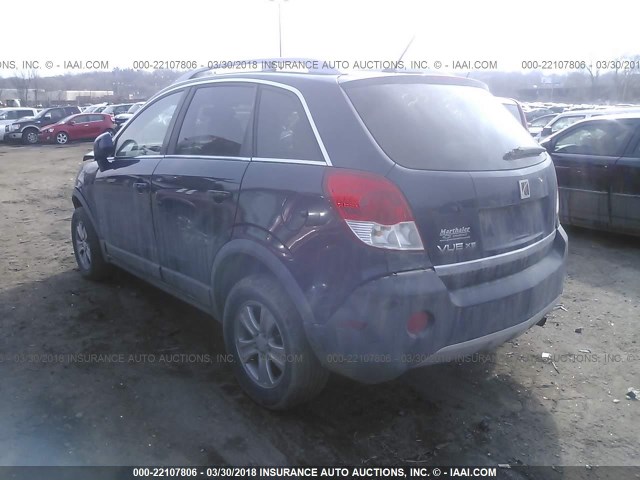 3GSCL33P98S539076 - 2008 SATURN VUE XE BLUE photo 3